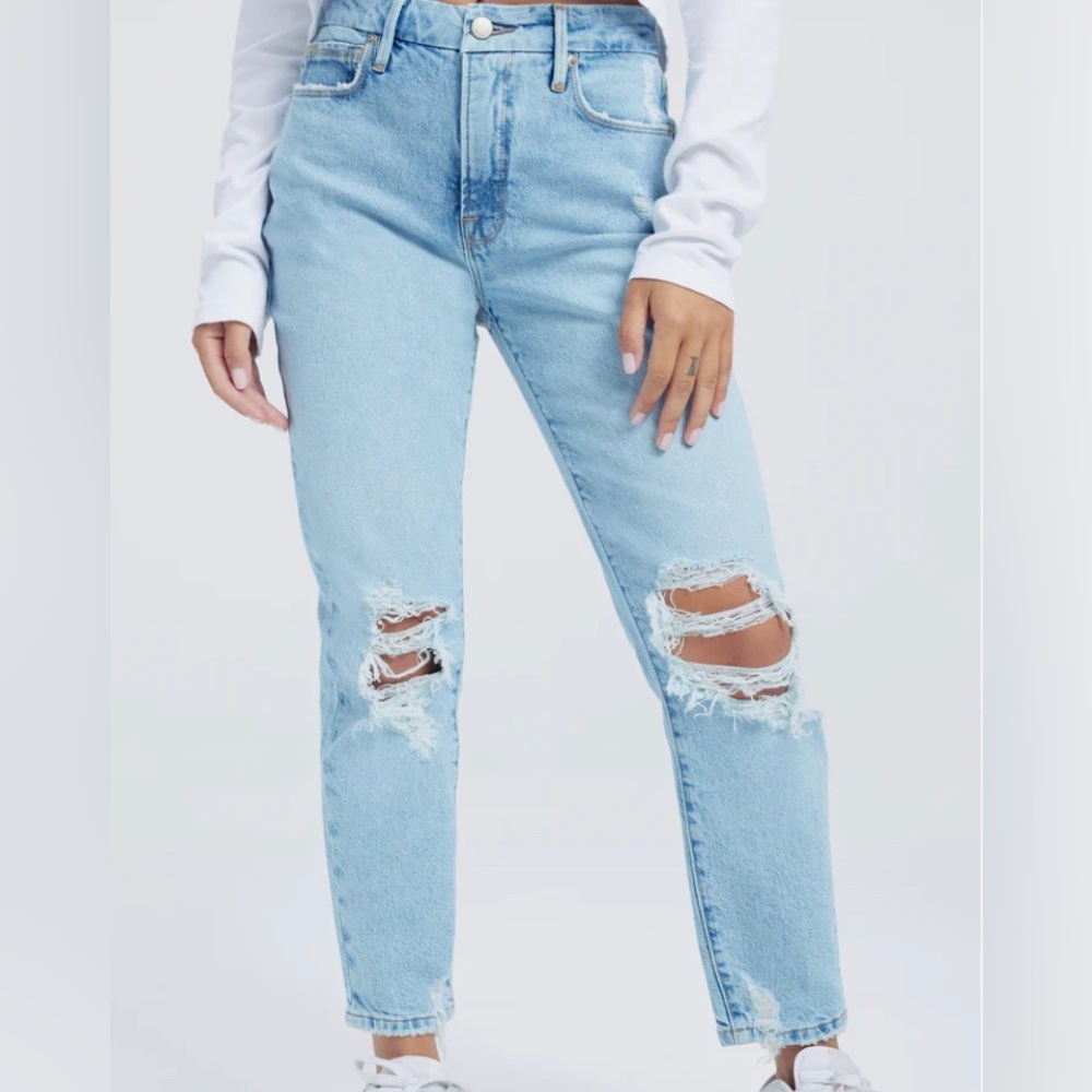 GOOD GIRLFRIEND PETITE JEANS | INDIGO